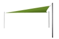 Mini vela impermeable triangulo verde 1,4x1,4x2m