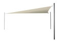 Wasserdichtes Dreieckssegel 4,2x4,2x5,9 m beige.
