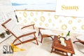 Grafische Balkonabdeckung _SUNNY.