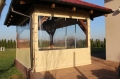 Transparente Seiten zum Pavillon nach Maß