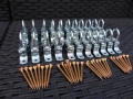 Set de suporturi metalice de montare și șuruburi pentru copertină de terasă din PVC pe măsură pentru tot anul