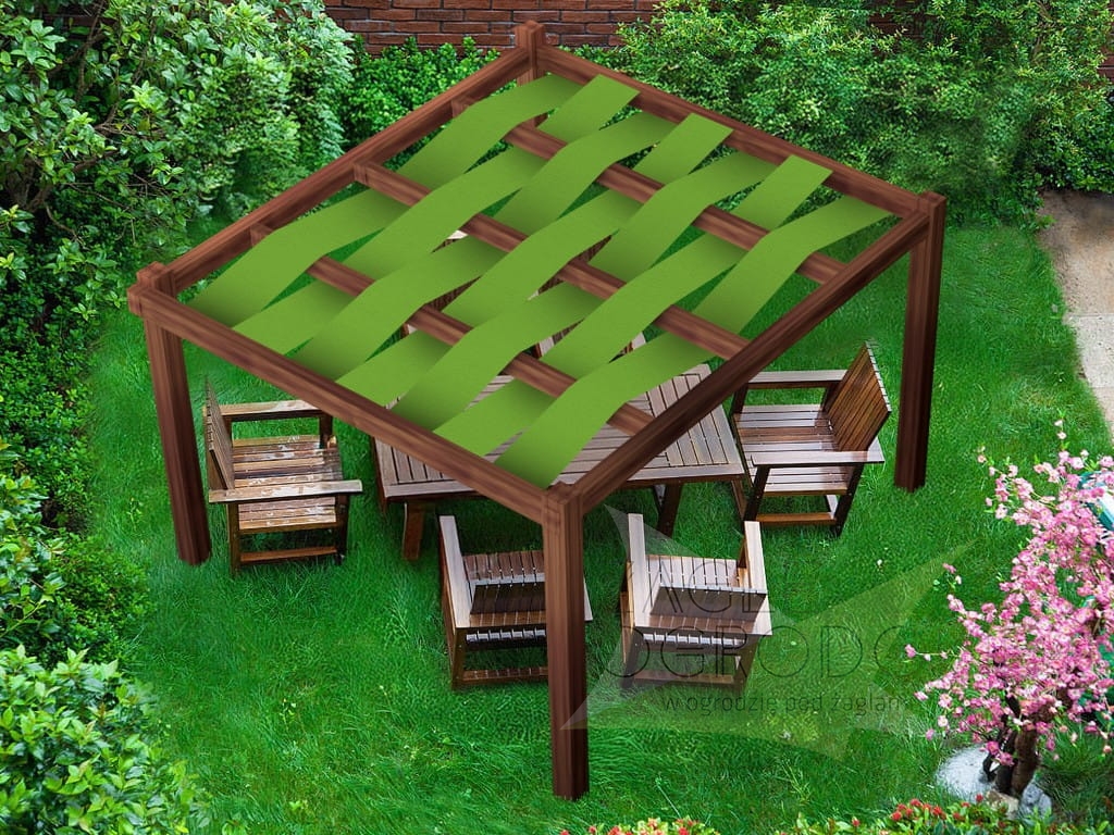 Bande d’ombrage imperméable pour tonnelle – 0,5 × 5 m