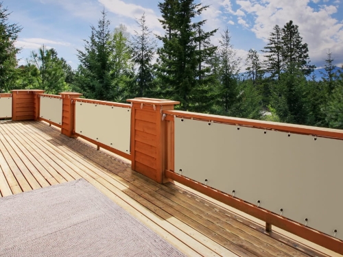 Bajo pedido, cubiertas para balcones fabricadas con tejido de la más alta calidad.