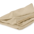 Beige stoffen hoes voor tuinkussens met zichtbare ritssluiting