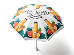 Parasol publicitaire personnalisé avec impression 