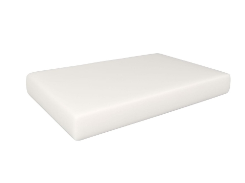 Housse de coussin de jardin blanche imperméable avec structure de tissu lisse