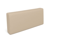 Housse de coussin de jardin beige imperméable sur mesure