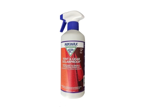 Impregnat do namiotów i akcesoriów Nikwax Tent &amp; Gear SolarProof z ochroną UV w butelce ze sprayem